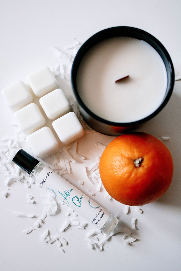 After Glow Soy Candle | Coconut Amber Sunset Candle