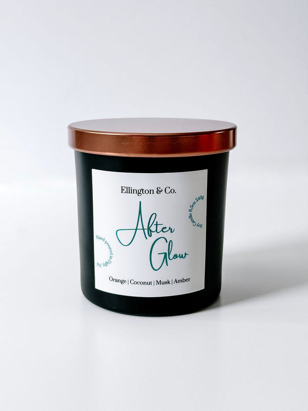 After Glow Soy Candle | Coconut Amber Sunset Candle