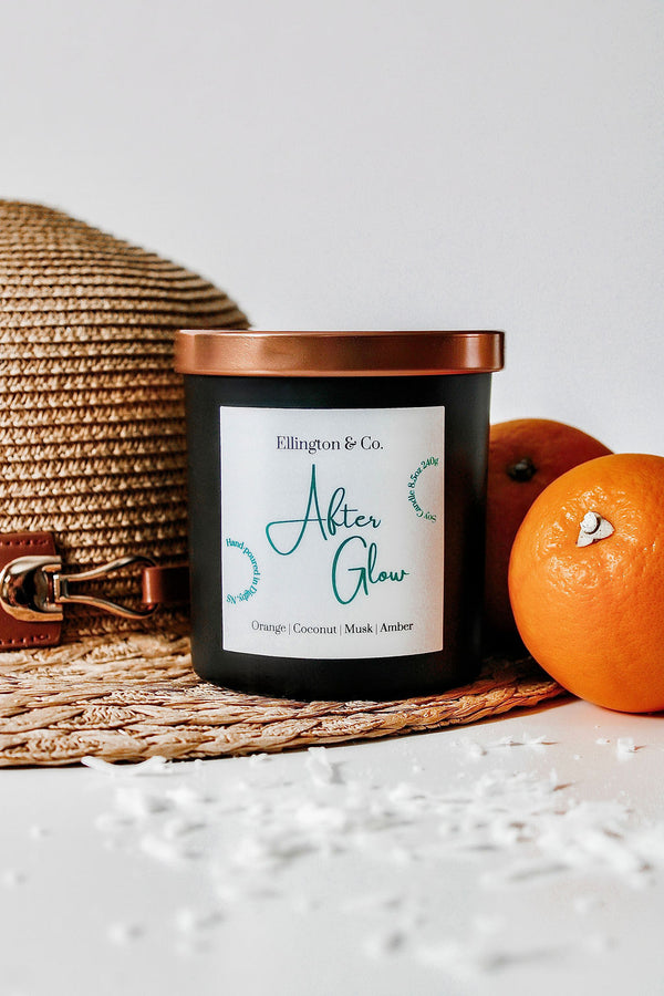 After Glow Soy Candle | Coconut Amber Sunset Candle