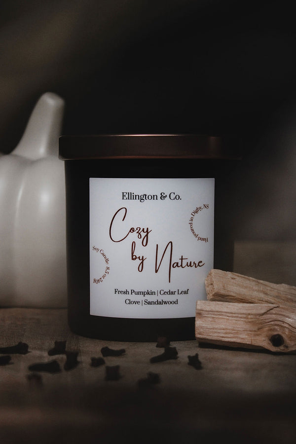 Cozy by Nature Candle | Pumpkin Cedar & Charred Oak Fall Candle