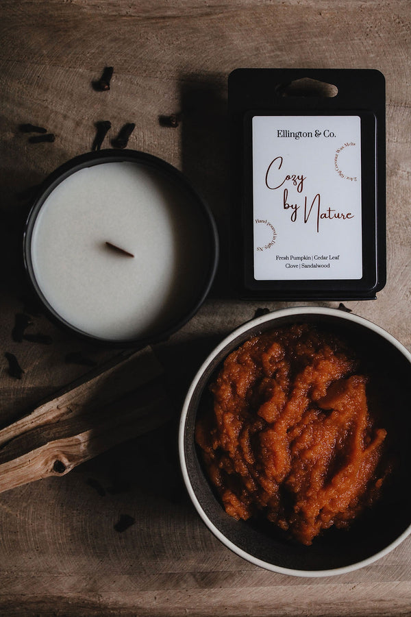 Cozy by Nature Candle | Pumpkin Cedar & Charred Oak Fall Candle