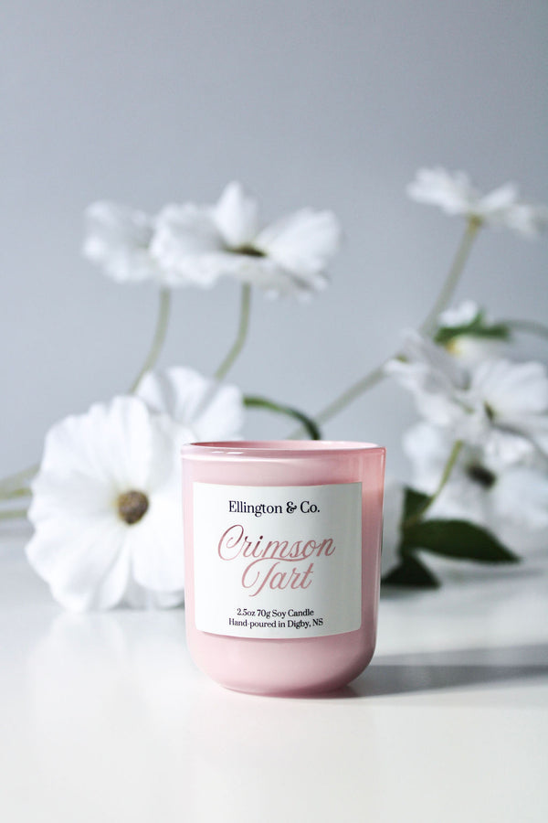 Hand-poured soy candles for Mother's Day featuring sweet and bakery-inspired fragrances with wooden wicks.